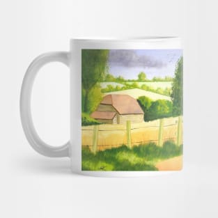 The Barn in Cornfield Mug